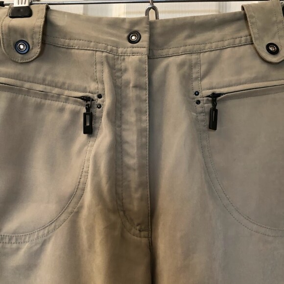 Vintage JAMIE SADOCK Women's Beige Bermuda Shorts Golf Apparel Size 10 - Picture 5 of 6